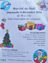 Marché de Noël de Langueux. Le dimanche 4 décembre 2016 à LANGUEUX. Cotes-dArmor.  09H00
